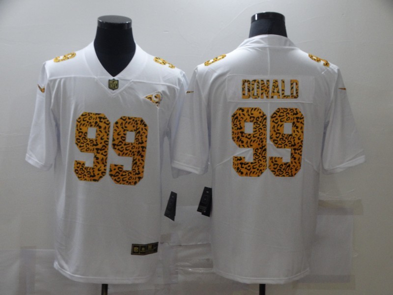 Men's Los Angeles Rams Aaron Donald #99 White Jersey